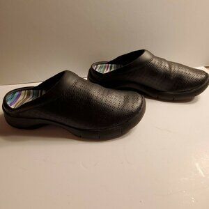 Dansko Women Shoe Elin Size US 7.5-8   EUR 38 Black Mule Pre Owned 